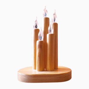 Electric Pine Candleholder, Sweden, 1980s
