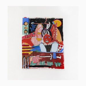 Alfonso Reyes, Conquest #2, Oil on Canvas