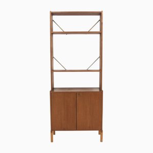 Scandinavian Teak Bookcase, Sweden, 1950s