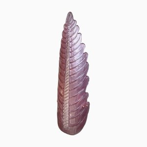 Pink and White Murano Art Glass Wall Sconce, 2000s