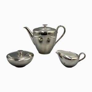 Servizio da tè Art Déco di Spahr, anni '20, set di 3