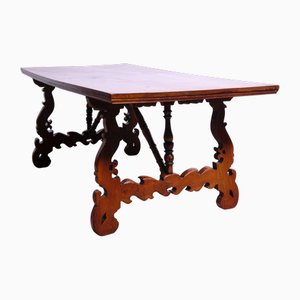 Walnut Table from Frattino, Late 19th Century