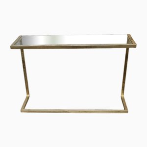 Brass Console Table, 1970s