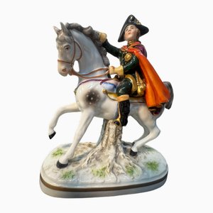 Porcelain Figure Rider on Horse from Carl Theodor Porcelain Frankenthal, 1762-1797
