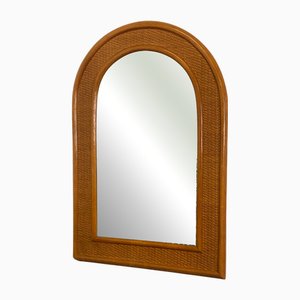 Bamboo & Wicker Mirror, 1970s