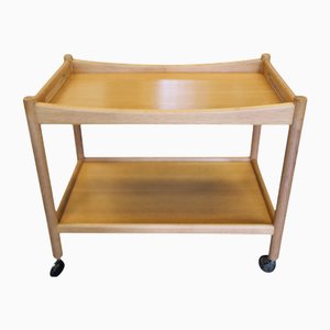 Serving Trolley at-45 in Oak by Hans J. Wegner for Andreas Tuck, 1960s