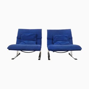Onda Armchairs by Giovanni Offredi for Saporiti, 1970s, Set of 2
