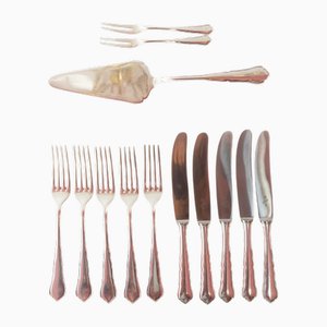 Posate da dessert in argento 90/800 di WMF, set di 13