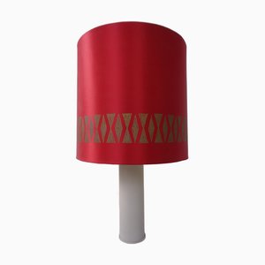 Lampada da tavolo minimalista in alluminio, Germania, anni '60