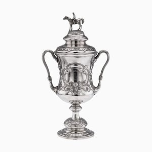 Antique Indian Colonial Silver Trophy Cup, 1860s