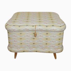 Laundry Chest in Pastel Yellow, 1950s