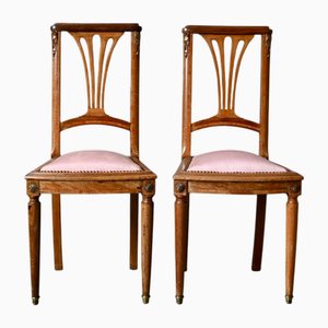 Louis XVI Lyre Stühle, Paris, Frankreich, 2er Set