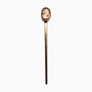 Antike Brosche aus 14 Karat Gold mit Kamee