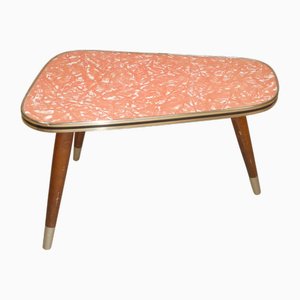 Grand Tabouret Fleur Vintage Rouge, 1960s