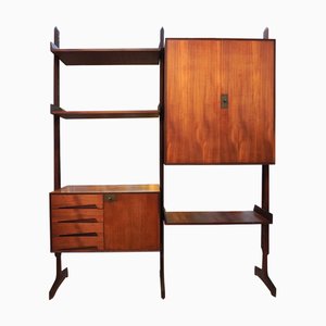 Libreria modulare di Edmondo Palutari per Vittorio Dassi, anni '50
