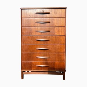 Moderne Mid-Century Kommode aus Teak, 1960er