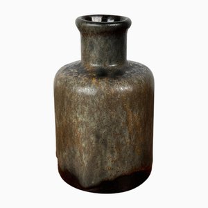 Mid-Century West German Pottery WGP Fat Lava Vase from Ruscha, 1960s