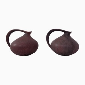 German 313 Ceramic Vases by Kurt Tschörner for Ruscha, 1960s, Set of 2