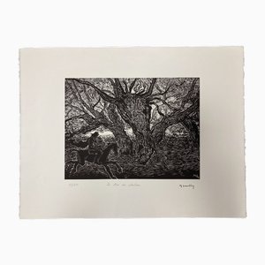 Monique Lavallee, The King of the Alders, Engraving, 1990s