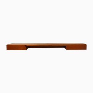 Suspended Oak Console Table attributed to Carlo Lucci, 1963