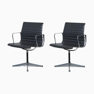 Sedie EA108 in alluminio di Charles & Ray Eames per Herman Miller, anni '60
