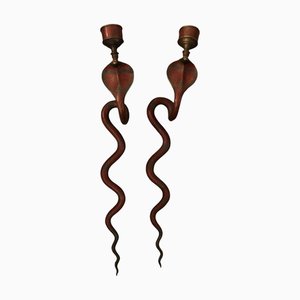 Antique Wall Candelsticks, Set of 2