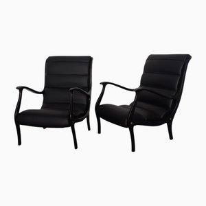Set of Vintage Armchairs by Ezio Longhi