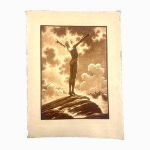 Hugo Höppener Fidus, Light Prayer, 1910, Photogravure
