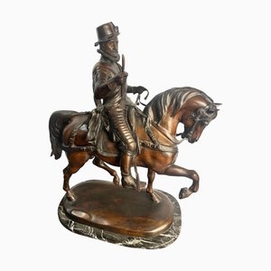 James Hunt, William I of Orange on Horseback, 1890s-1910s, Bronze