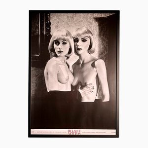 Helmut Newton, Poster della mostra "Work", Neue Nationalgalerie Berlin, 1.11.2000-7.1.2001, incorniciato