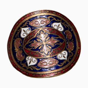 Vintage Enamel Brooch, 1930s