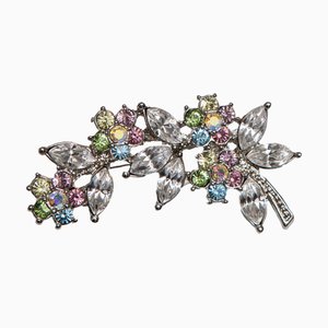 Vintage Art Deco Brosche, 1960er
