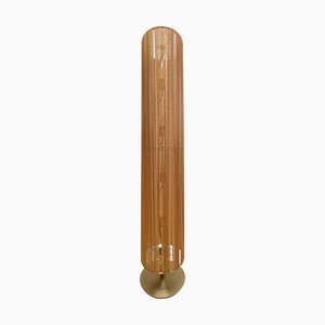 Fabric Column Floor Lamp in the style of Fabrice Berrux