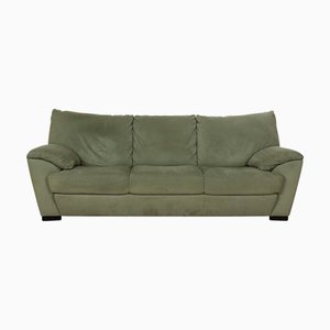 Three-Seater Sofa in Green Fabric from Natuzzi