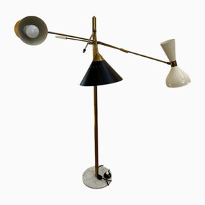 Adjustable Floor Lamp, Denmark, 1960s
