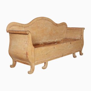 Swedish Painted Storage Bench