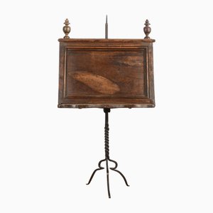 Louis XIV Choir Lectern with Wrought Iron Base