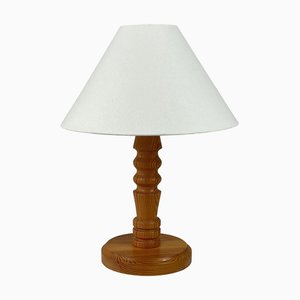 Tischlampe aus Kiefernholz, Schweden, 1970er