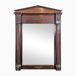 Miroir Trumeau de Style Empire en Acajou