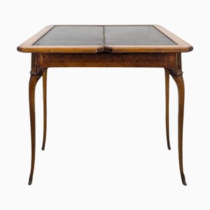 Mesa de juegos vintage de marquetería de palisandro