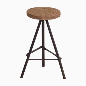 Industrial Round Stool, 1960s