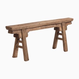 Primitive Elm Bench, 1870s