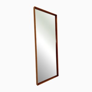 Mid-Century Modern German Teak Wall-Mounted Mirror, 1960s