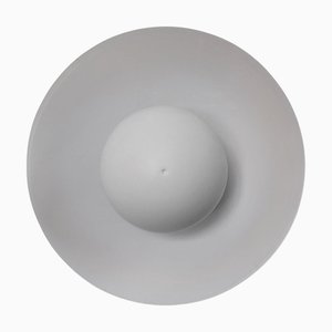 White Metropolis Sconce by Jan Garncarek