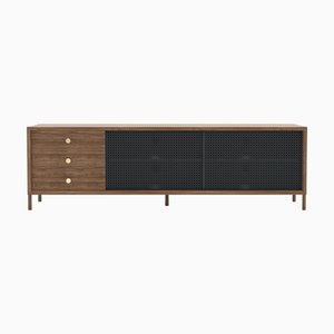 Credenza Gabin in metallo grigio ardesia di Harto