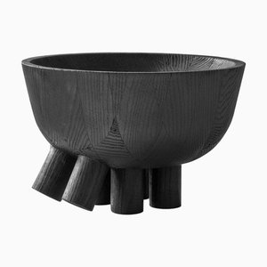 Walking Bowl in Iroko Wood by Arno Declercq