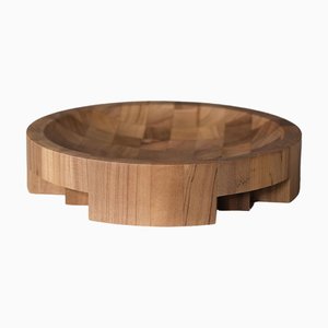 Disk Tray in African Walnut by Arno Declercq