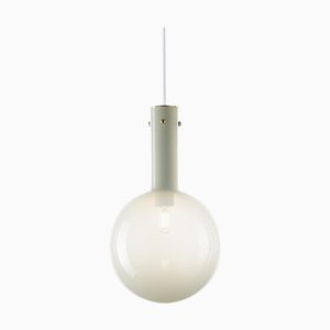 Alabaster White Sphere Pendant Light by Dechem Studio