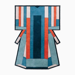 Blue Terracotta Inès Rug by Harto