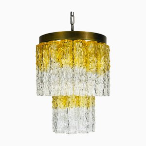 Murano Glass Tronchi Chandelier by Venini, Italy, 1960s